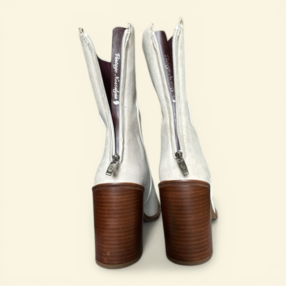 Franco Sarto Stevie / Steviena Mid-Calf Leather Boots Size 8.5 NWOB - Picture 13 of 14